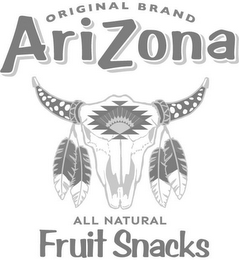 ORIGINAL BRAND ARIZONA ALL NATURAL FRUIT SNACKS logo