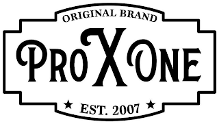 ORIGINAL BRAND PROXONE EST. 2007 logo