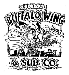 ORIGINAL BUFFALO WING & SUB CO. logo