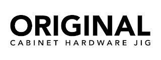 ORIGINAL CABINET HARDWARE JIG logo