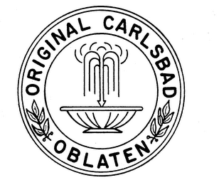 ORIGINAL CARLSBAD OBLATEN logo