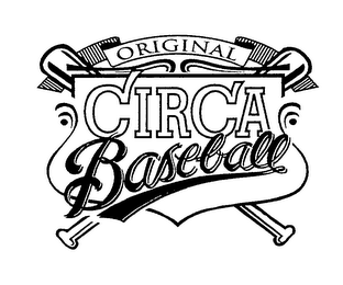 ORIGINAL CIRCA BASEBALL logo