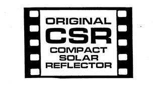 ORIGINAL CSR COMPACT SOLAR REFLECTOR logo