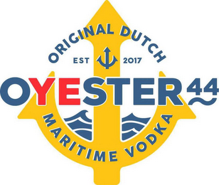 ORIGINAL DUTCH EST 2017 OYESTER 44 MARITIME VODKA logo