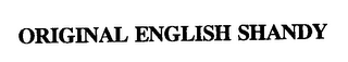 ORIGINAL ENGLISH SHANDY logo