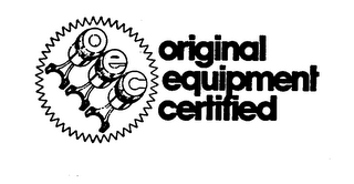 ORIGINAL EQUIPMENT CERTIFIED logo