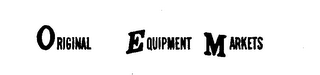 ORIGINAL EQUIPMENT MARKETS logo