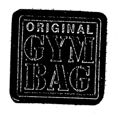ORIGINAL GYM BAG logo