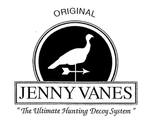 ORIGINAL JENNY VANES "THE ULTIMATE HUNTING DECOY SYSTEM" logo