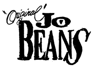 "ORIGINAL" JO BEANS logo