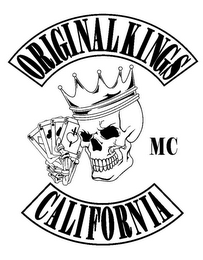 ORIGINAL KINGS MC CALIFORNIA logo