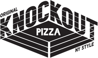 ORIGINAL KNOCKOUT PIZZA NEW YORK STYLE logo