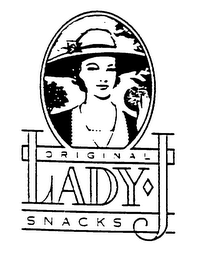 ORIGINAL LADY J SNACKS logo