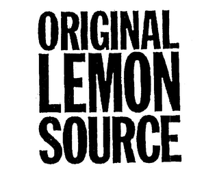 ORIGINAL LEMON SOURCE logo
