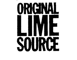 ORIGINAL LIME SOURCE logo