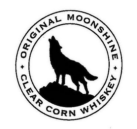 ORIGINAL MOONSHINE CLEAR CORN WHISKEY logo