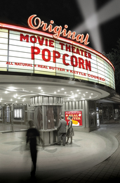 ORIGINAL MOVIE THEATER POPCORN ALL NATURAL REAL BUTTER KETTLE COOKED logo