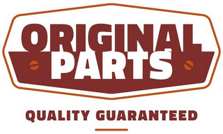 ORIGINAL PARTS QUALITY GUARANTEED logo