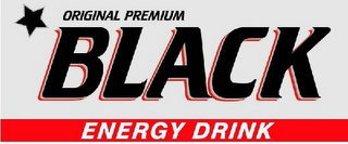 ORIGINAL PREMIUM BLACK ENERGY DRINK logo