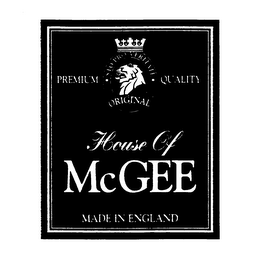 ORIGINAL PREMIUM QUALITY STO PRO VERITATE HOUSE OF MCGEE MADE IN ENGLAND logo