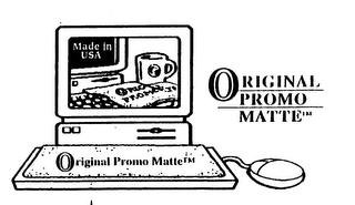 ORIGINAL PROMO MATTE MADE IN USA logo