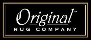 ORIGINAL RUG COMPANY logo