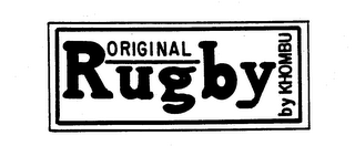 ORIGINAL RUGBY BY KHOMBU logo
