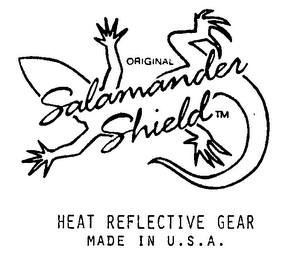 ORIGINAL SALAMANDER SHIELD HEAT REFLECTIVE GEAR MADE IN U.S.A. logo