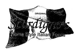 ORIGINAL SCARDIGNO'S HOME STYLE ITALIANFOODS logo