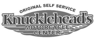 ORIGINAL SELF SERVICE KNUCKLEHEAD'S MOTORCYCLE CENTER logo