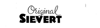 ORIGINAL SIEVERT logo