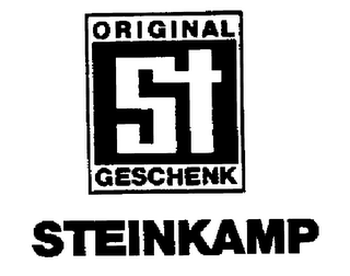ORIGINAL ST GESCHENK STEINKAMP