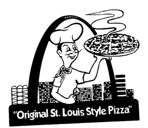 "ORIGINAL ST. LOUIS STYLE PIZZA" logo