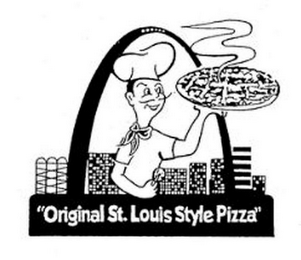 "ORIGINAL ST. LOUIS STYLE PIZZA" logo