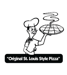 "ORIGINAL ST. LOUIS STYLE PIZZA" logo