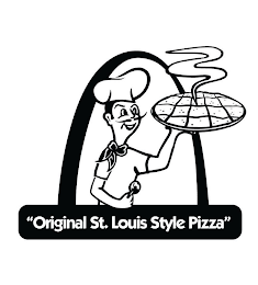 "ORIGINAL ST. LOUIS STYLE PIZZA" logo