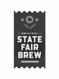 ORIGINAL STATE FAIR BREW ESTABLISHED 2015 logo