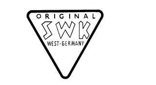ORIGINAL SWK WEST-GERMANY logo