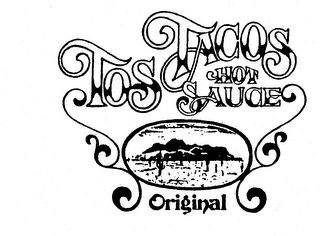 ORIGINAL TOS TACOS HOT SAUCE logo