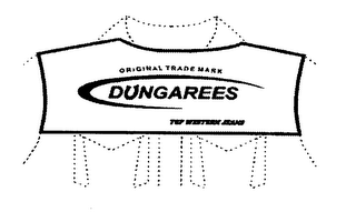 ORIGINAL TRADEMARK DUNGAREES TOP WESTERN JEANS logo