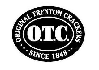 · · · ORIGINAL TRENTON CRACKERS O.T.C. SINCE 1848 · · logo