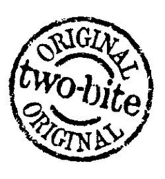 ORIGINAL TWO-BITE ORIGINAL logo