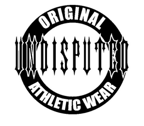 ORIGINAL UNDISPUTED ATHLETIC WEAR logo