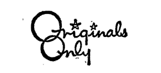 ORIGINALS ONLY logo