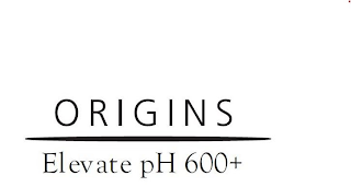 ORIGINS ELEVATE PH 600+ logo