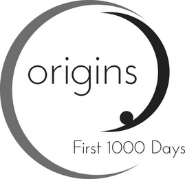 ORIGINS FIRST 1000 DAYS logo