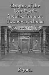 ORIGINS OF THE LOST POETIC ARCHIVES FROM AN UNKNOWN SCHOLAR (ABOUNDED VAULTS) B-POET logo