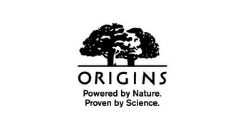 ORIGINS POWERED BY NATURE. PROVEN BY SCIENCE. logo