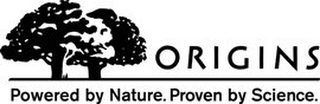 ORIGINS POWERED BY NATURE. PROVEN BY SCIENCE. logo