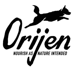 ORIJEN NOURISH AS NATURE INTENDED logo